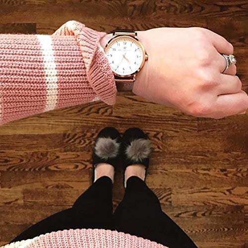 Olivia Metal Mesh Watch - Maxi (38mm) / Rose Mesh