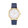 Olivia Leather Watch - Maxi (38mm) / Gold / Navy