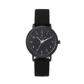 Olivia Silicone Watch - Mini (34mm) / Black / Black