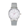 Olivia Leather Watch - Maxi (38mm) / Silver / Grey