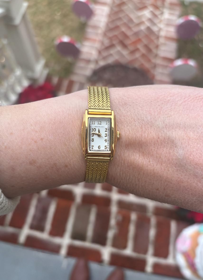 Ruth Watch - Gold Mesh