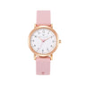 Olivia Silicone Watch - Mini (34mm) / Rose Gold / Pink