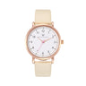 Olivia Leather Watch - Maxi (38mm) / Rose Gold / Beige