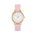 Olivia Numbers Silicone Watch in Gold with Pink silicone band, 34mm