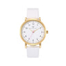 Olivia Leather Watch - Maxi (38mm) / Gold / White
