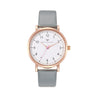 Olivia Leather Watch - Maxi (38mm) / Rose Gold / Grey