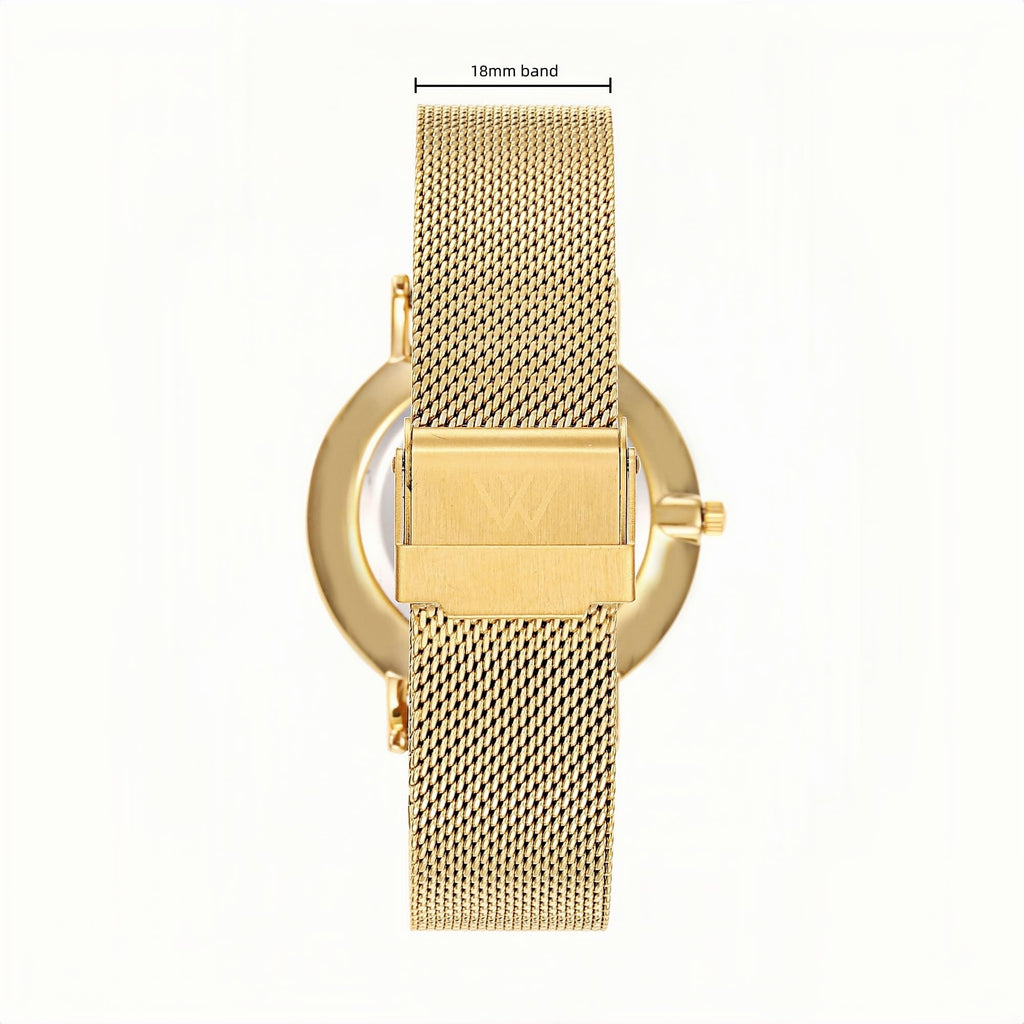Stella Watch - Gold Mesh