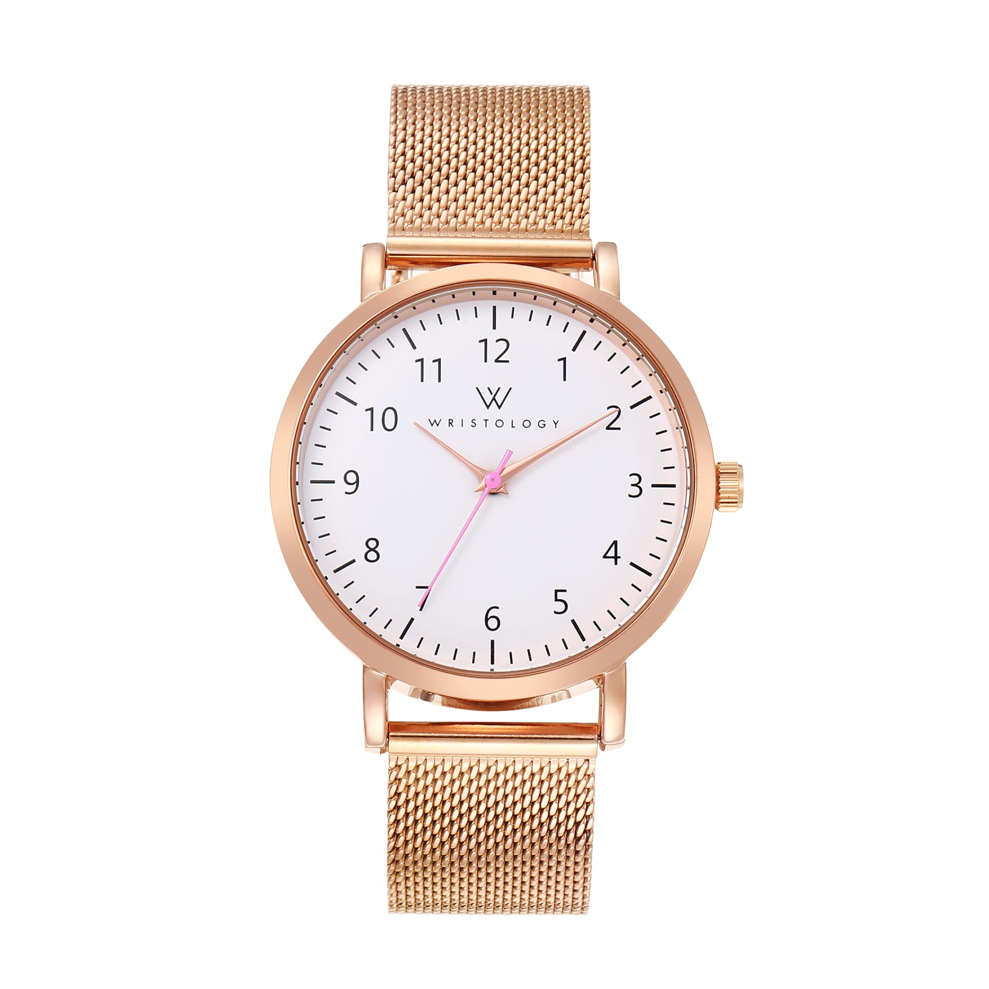 Olivia Metal Mesh Watch - Maxi (38mm) / Rose Mesh