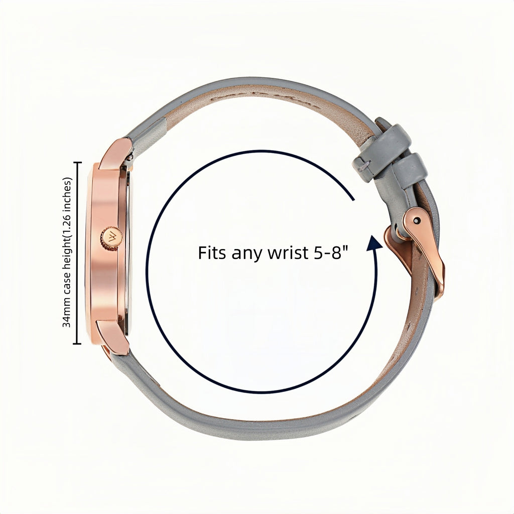 Olivia Numbers Rose Gold / Grey