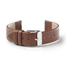 Brown Leather Band with Silver buckle