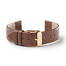 Brown Leather Band with Gold buckle