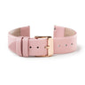 Pink Leather Band with Rose Gold buckle