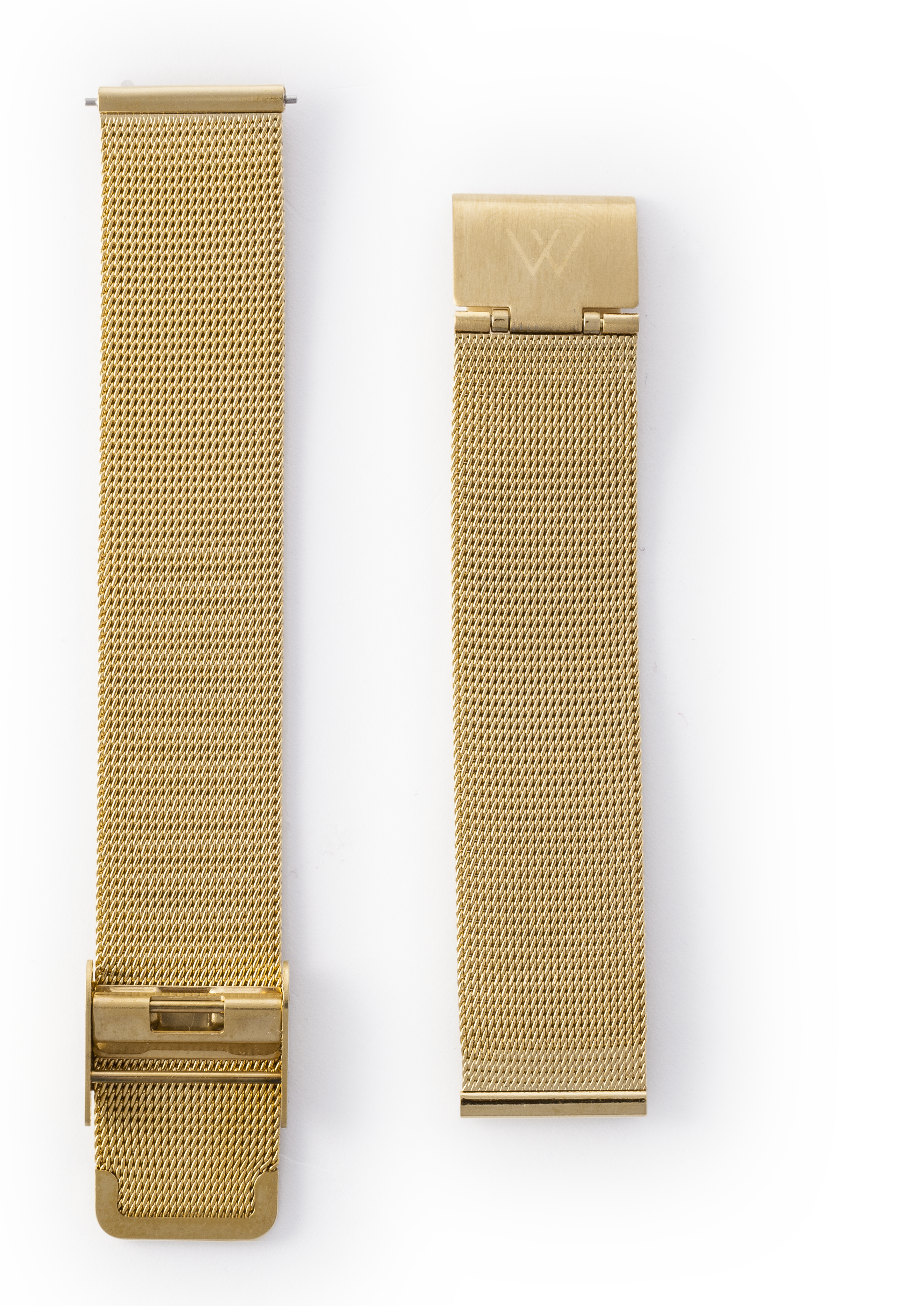 Gold Metal Mesh Watch Band