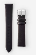 16mm Black Leather Watch Band