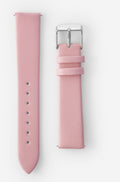 18mm Pink Leather Watch Band