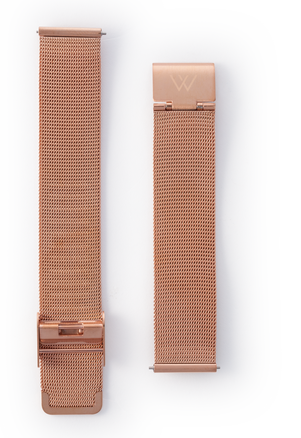 Rose Gold Metal Mesh Watch Band