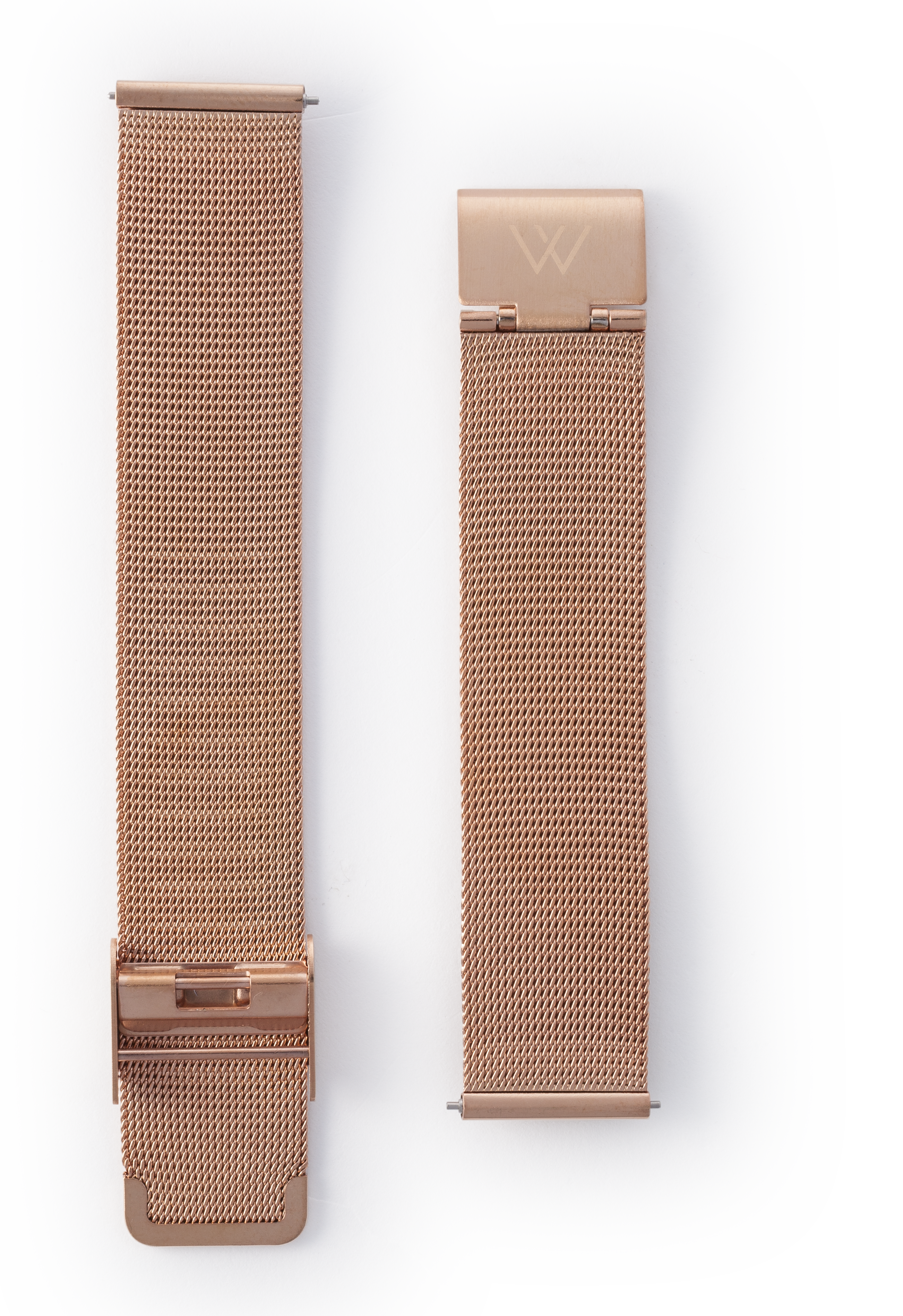 Rose Gold Metal Mesh Watch Band