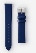 16mm Navy Leather Watch Band