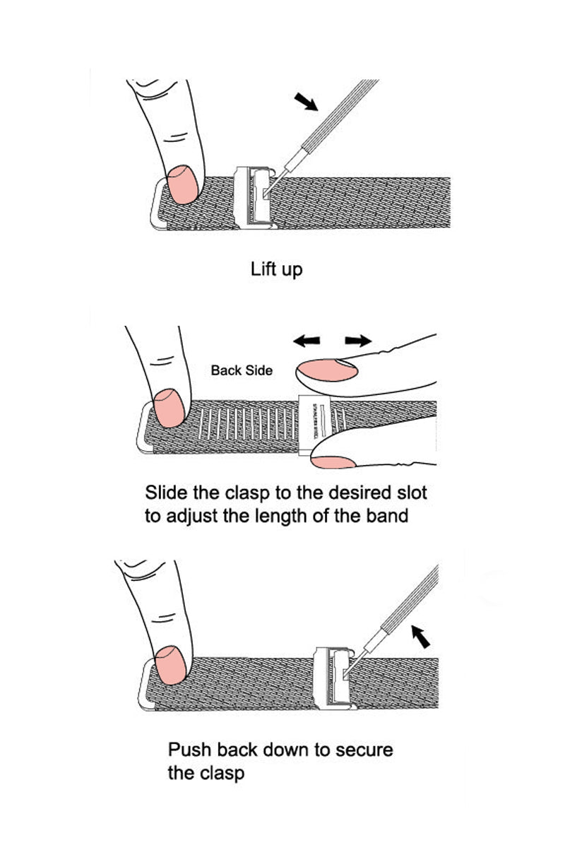 Silver Metal Mesh Watch Band