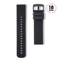 Black Silicone Watch Band