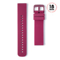 Purple Maroon Silicone Watch Band