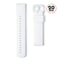 White Silicone Watch Band