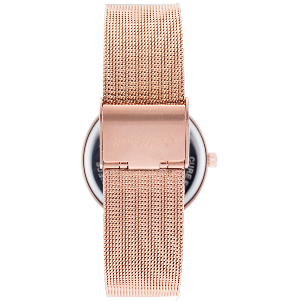 Olivia Rose Gold Crystal Mesh Watch