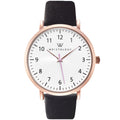 Olivia Rose Gold Numbers Leather Watch