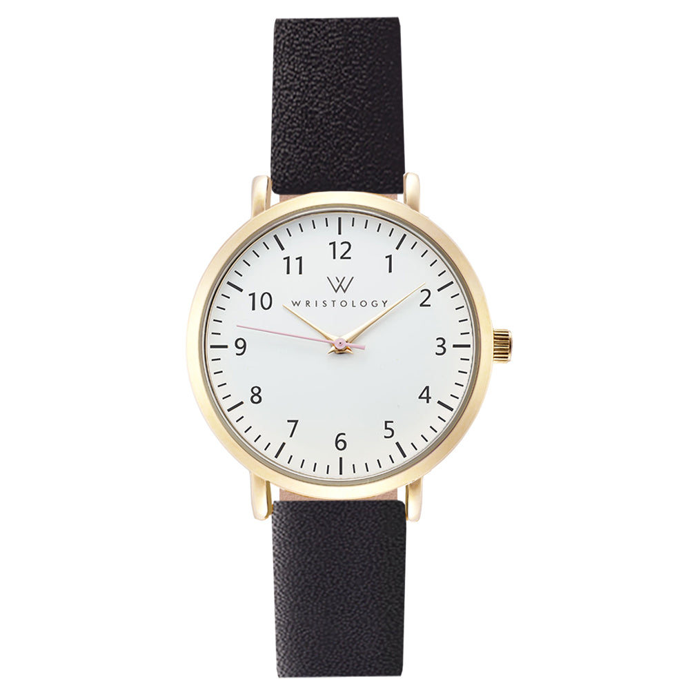 Mini Olivia Gold Leather Watch