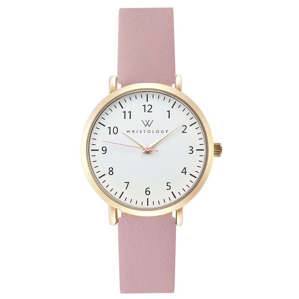 Mini Olivia Gold Leather Watch